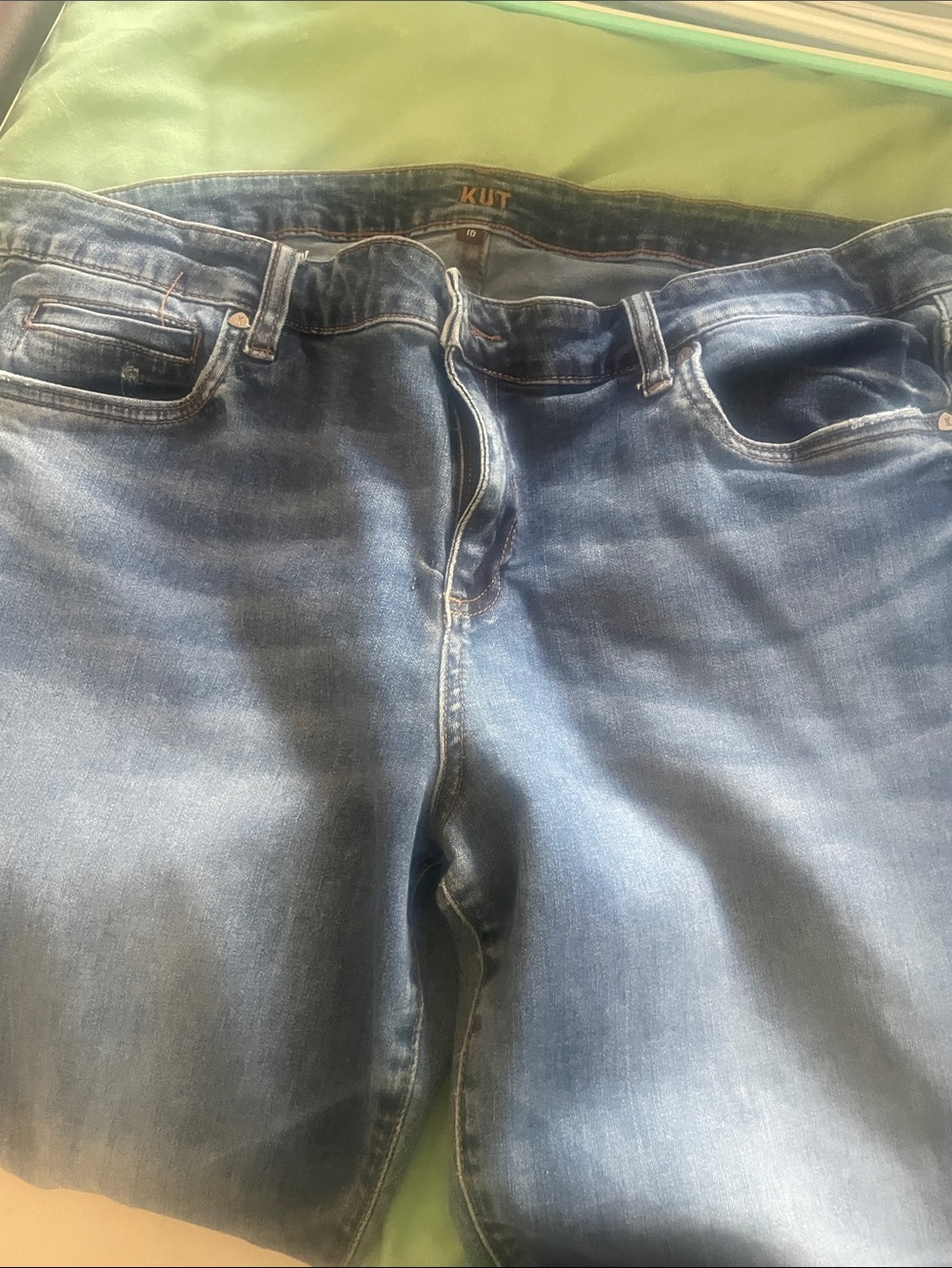 KUT from the Kloth Mid Wash Blue Jeans
